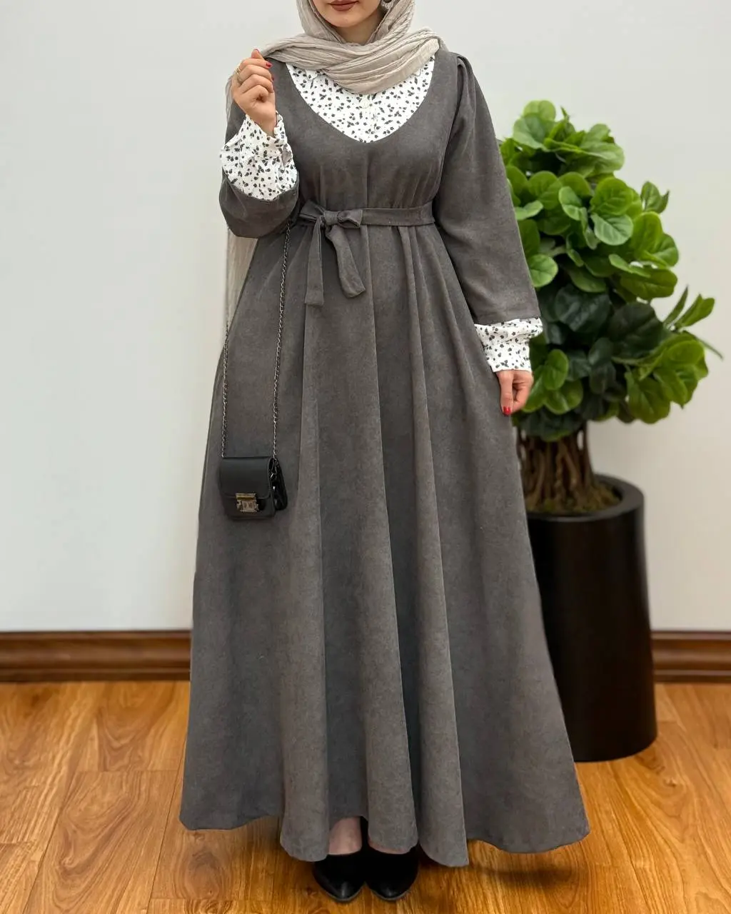 پیراهن مانتویی سوپر کلوش مهرانه ۴